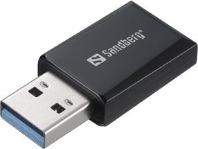 Juhtmevaba side võrgu tugijaam Sandberg Mini Wifi Dongle, 5 GHz, must v.