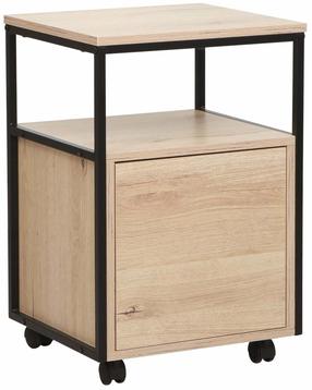 Naktinis staliukas Home4you Lester 40916, ruda sp., 60 cm x 40 cm x 36 cm