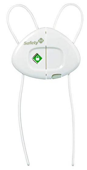 Durvju slēdzene Safety 1st Handle Flex Lock 39095760, balta krās.