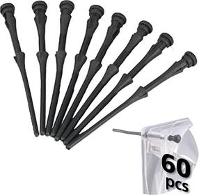 Stiprinājums Akasa Rubber Case Fan Mounts 60-pcs, 7.38 cm, melna krās., 60 gab.