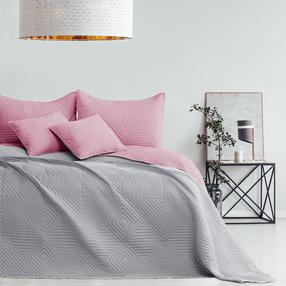 Lovatiesė Restilo Softa, pale pink sp./pearl silver sp., 240 cm x 260 cm