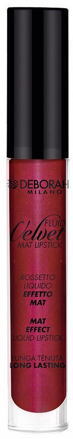 Блеск для губ Deborah Milano Fluid Velvet Mat, 50 cherry