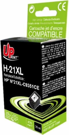 Tindiprinteri kassett Uprint H-21B-UP, must v.