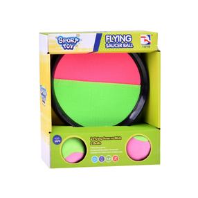 Lauko žaidimas CatchBall, 18.5 cm x 18.5 cm, žalia sp./rožinė sp.
