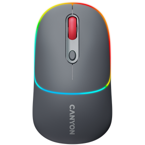 Bezvadu datora pele Canyon MW-22, CNS-CMSW22DG, bluetooth / 2.4ghz, tumši pelēka krās.