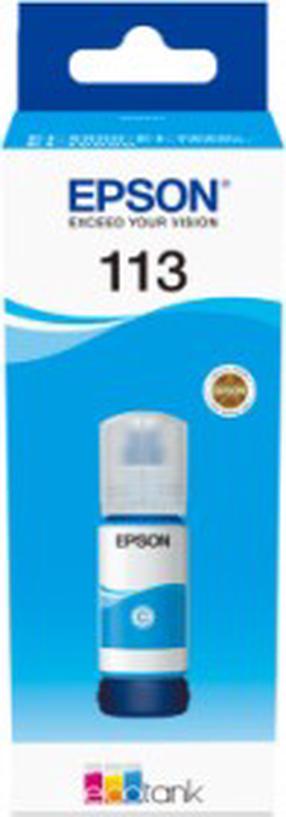 Чернила Epson 113 (C13T06B240), циановый голубой (cyan) цв., 70 мл
