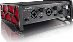 Звуковая карта Tascam US US-2x2HR, черный цв.