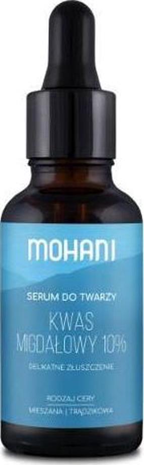 Nakts sejas serums Mohani Smoothing Mandelic Acid 10%, 30 ml