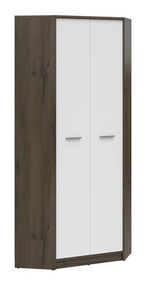 Spinta Nepo Plus, ruda/balta, 79.5 cm x 79.5 cm x 197 cm