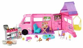 Leļļu automašīna Mattel Barbie Dream Camper, rozā krās.