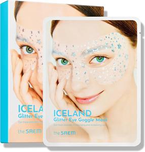Veido kaukių rinkinys The Saem Iceland Glitter Goggle, 10 vnt.