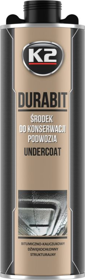 Priemonė nuo korozijos, apsaugoti nuo akmenukų smūgių /apsaugoti nuo drėgmės K2, 1 l
