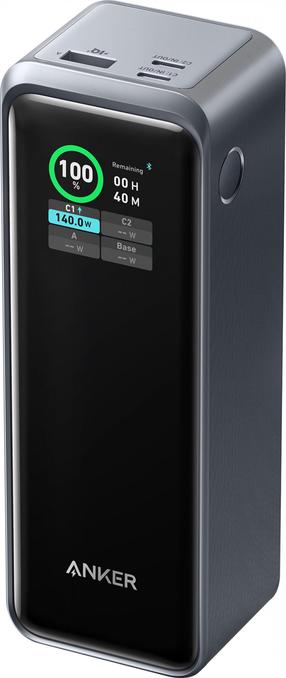 Зарядное устройство - аккумулятор Anker Prime, 27650 мАч, 250 Вт, черный цв.