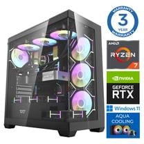 Stacionarus kompiuteris Intop AMD Ryzen 7 7700X, DDR5 16 GB, SSD 1 TB, Nvidia GeForce RTX 5070 12 GB GDDR7, Windows 11 Pro