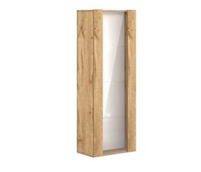 Vitrina Vivien 09, wotan ąžuolo sp., 40 cm x 30 cm x 140 cm