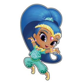 Декоративная наклейка Nickelodeon Shimmer & Shine, 15 см x 26 см