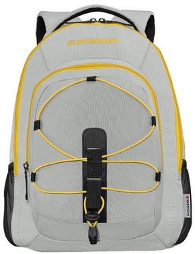Portatīvā datora mugursoma Wenger Mars Backpack Grey/Yellow, dzeltena krās./pelēka krās., 16"