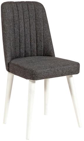 Söögitoa tool Kalune Design Stormi 1053 - B 869VEL5266, matt, antratsiit v./valge v., 49 cm x 47 cm x 90 cm