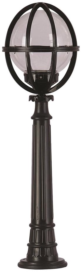 Pastatomas lauko šviestuvas Opviq BSU-68080-BSY-M4-B, 60W, E27, IP65, juoda sp., 23 cm x 100 cm