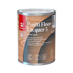 Lakk, täismatt Tikkurila Pontti Floor Laquer 5, 0.9 l