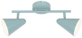 Lampa griesti Candellux Amor 92-63335, E14, 2 x 40 W, pelēka krās. / pelēka krās.