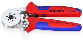 Плоскогубцы для снятия изоляции/для электромонтажа Knipex 97 55 14 SB, 180 мм