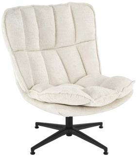 Krėslas Leisure Furniture Fofana, kreminė sp., 77 cm x 77 cm x 97 cm
