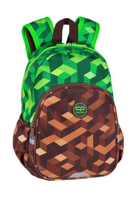 Skolas mugursoma CoolPack Coolpack Toby City Jungle, brūna krās./zaļa krās., 35 cm x 12 cm x 26 cm