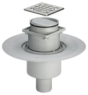Напольный трап Viega 583224, 180 - 220 мм x 265 мм, 100 мм