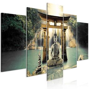 Reprodukcija Artgeist Buddha Smile HK8720, 100 cm x 50 cm