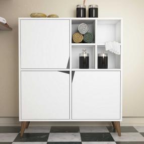 Spintelė Kalune Design Pulse 845HCT3910, balta sp., 30 cm x 100 cm x 115 cm