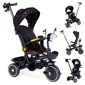 Triratukas EcoToys WQL-186, juoda sp.