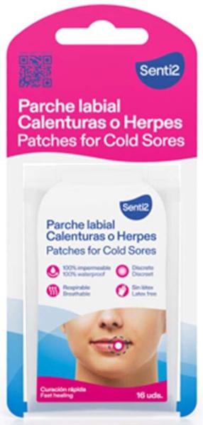 Маска для лица Senti2 Lip Herpes Patches, 16 шт.