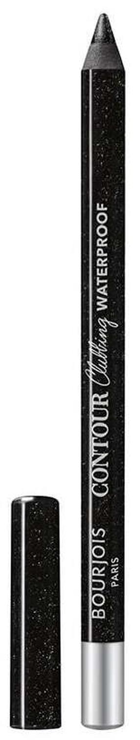 Akių pieštukas Bourjois Paris Contour Clubbing, 1.2 g, juoda sp. 055 ultra black glitter