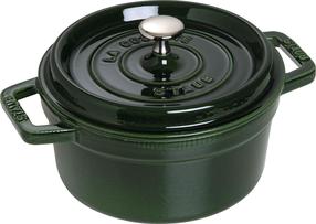 Emalēts čuguna katls Staub La Cocotte, Ø18 cm, 1.7 l, zaļa krās.