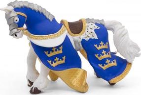 Žaislinė figūrėlė Papo King Arthur's Horse 442895, mėlyna sp./balta sp.