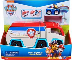 Transporto priemonė su figūrėle Paw Patrol Pup Squad 6071544, įvairių spalvų