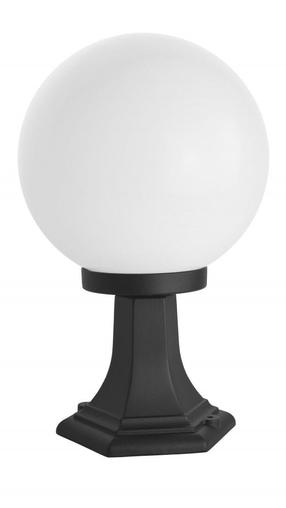 Brīvi stāvošs āra gaismeklis Su-Ma Kule Classic, 60W, E27, IP43, melna krās., 25 cm x 41 cm