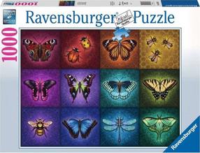 Dėlionė Ravensburger Winged Things, 50 cm x 70 cm, 1000 vnt., įvairių spalvų