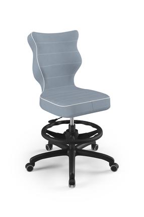 Laste töötool Petit Jasmine 06, 64 x 64 x 102.5 cm, must v./helesinine v.