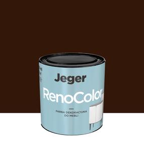 Värv, mööbli jaoks Jeger RenoColor Chocolate, poolläikiv, 0.45 l, pruun v.