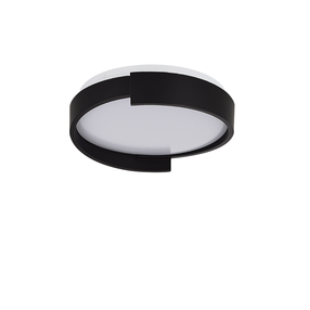 Krištolinis sietynas lubų Light Prestige Halo, LED, 3000 - 6000 °K, 1 x 15 W, balta sp./juoda sp. / juoda sp., 27 x 27 cm