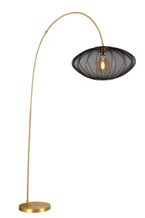 Stāvlampa Lucide Corina 03747/60/30, 40 W, E27, melna krās.