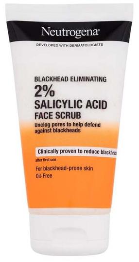 Скраб для лица Neutrogena Blackhead Eliminating, 150 мл
