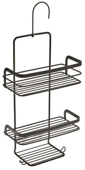 Duširiiul Metaltex Origin, 23 cm x 47 cm x 12 cm, must v.
