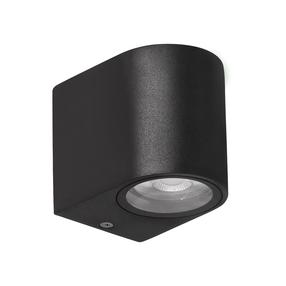 Sieninis lauko šviestuvas Candellux Lighting Lobelia, 35W, GU10, IP44, juoda sp., 9 cm x 8 cm