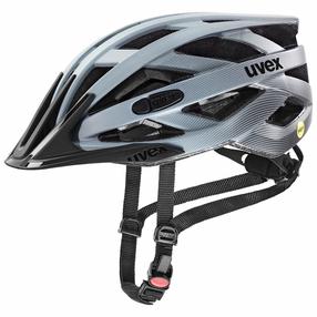 Dviratininkų šalmas universalus Uvex I-vo CC, pilka sp./žydra sp., 52-57 cm