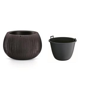 Lillepott Prosperplast 5905197268873, plastik, Ø 24 cm, hall v.