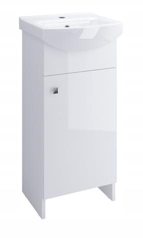 Vonios spintelė su praustuvu Cersanit Basic C11, balta sp., 79 cm x 36 cm x 27 cm