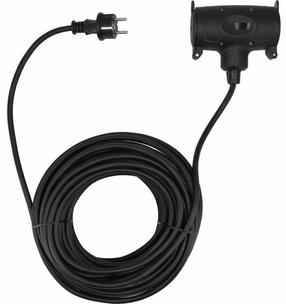 Удлинитель Yato YT-81032, 3G1.5, 25 м, IP44, 1 розетка, черный цв.